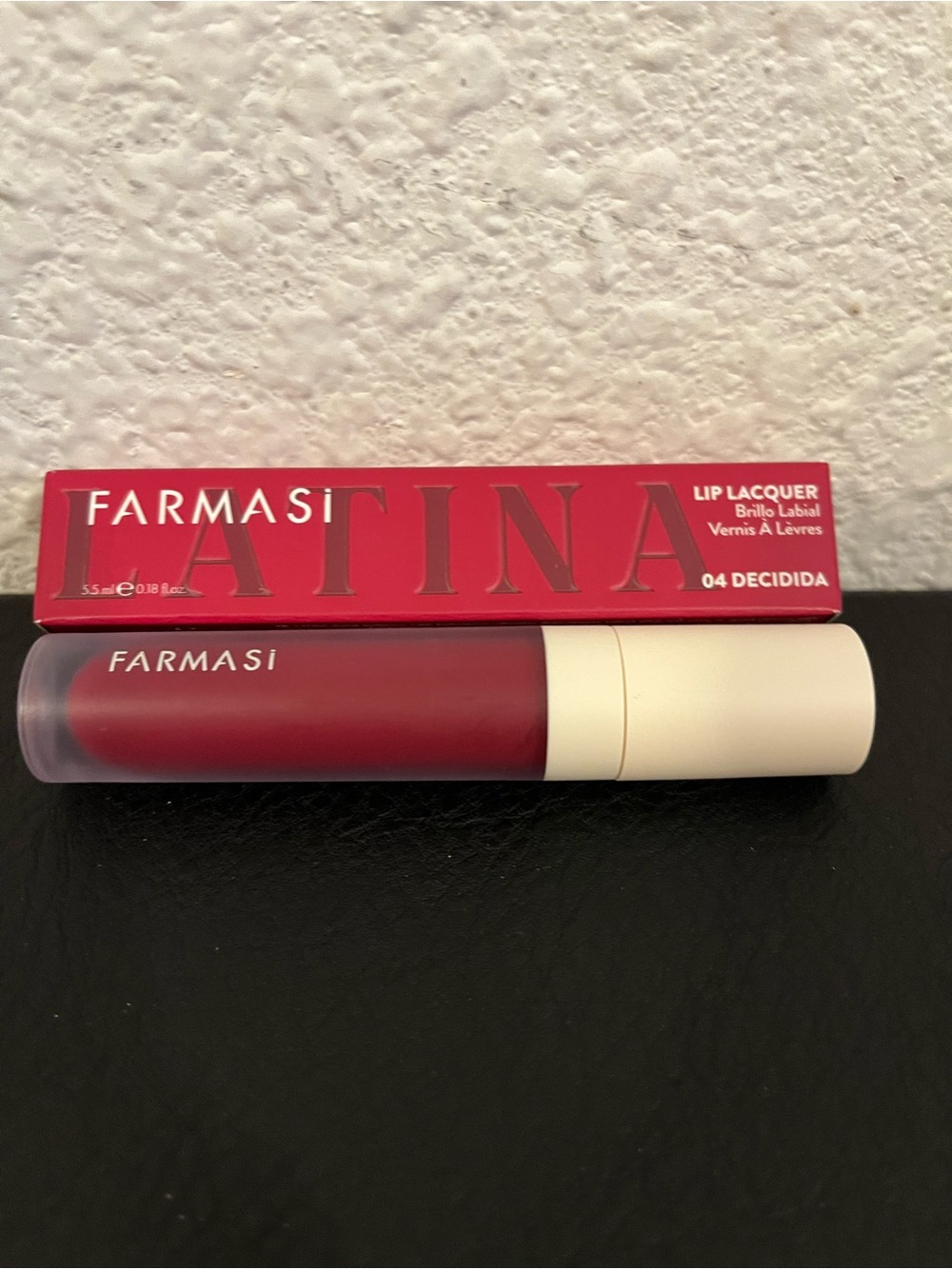 Farmasi Latina Lip Lacquer 04 Decidida - Deep Berry Red